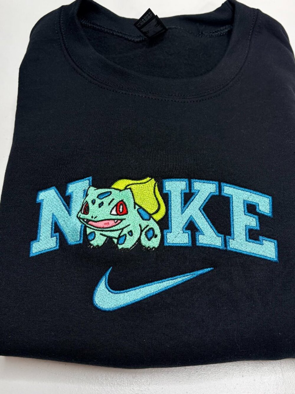 Nike Pokemon Bulbasaur Embroidered Adult Unisex Crewneck Anime Sweatshirt